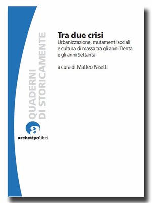 cover image of Tra due crisi